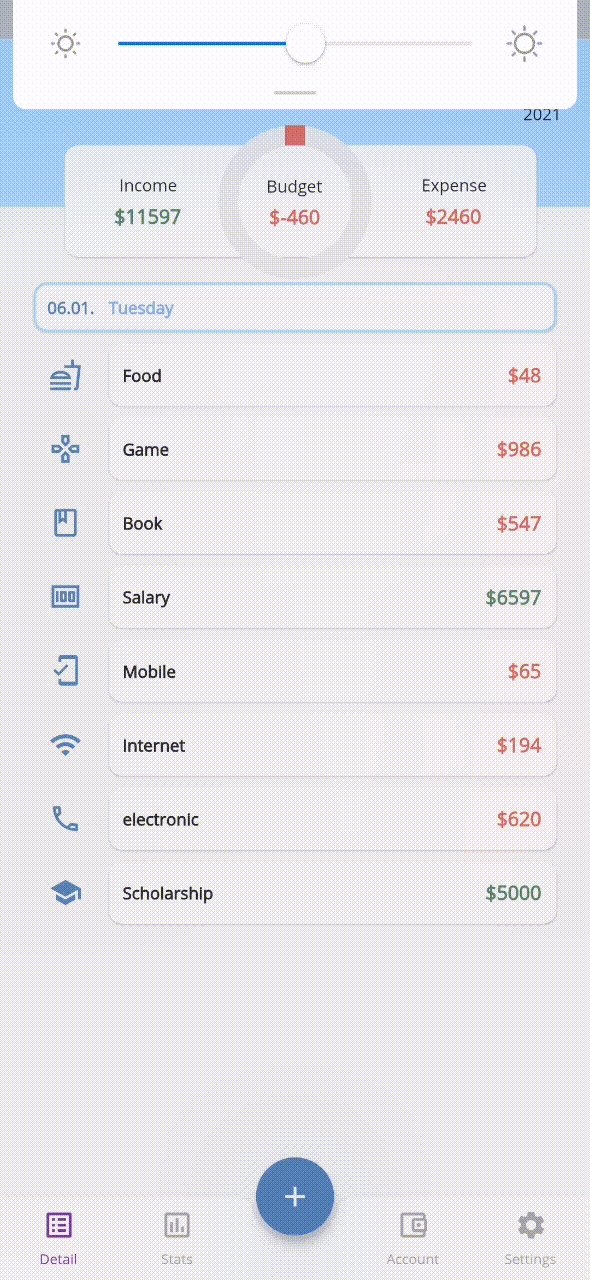 Financy - Flutter Money Management App — image 2