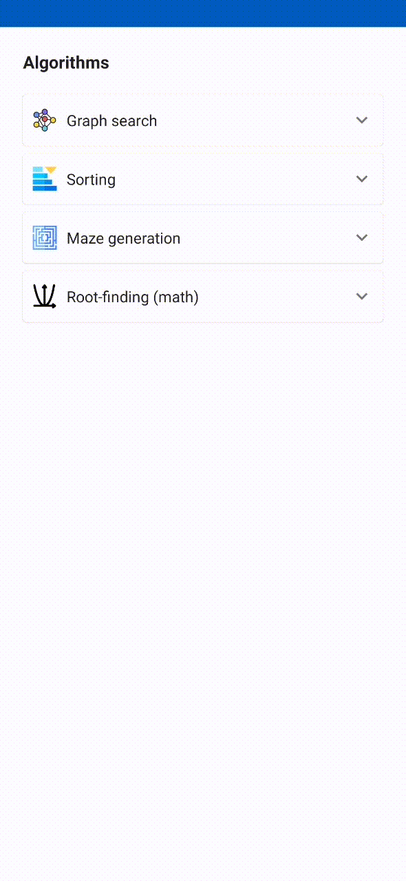 GoAlgo - Algorithm Visualizer Android App — image 3