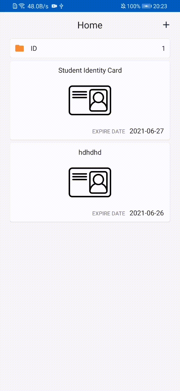IDCardDeck - Card Management Android App — image 1